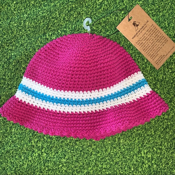 NWT Thai Craft Fair Trade Crochet Baby Hat - Picture 2 of 8